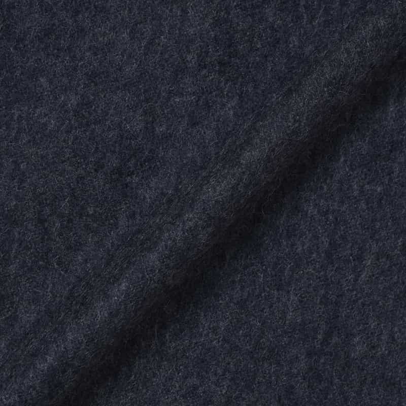 BARNEYS NEW YORK カシミヤ100％リバーシブルマフラー（174×30） NAVY
