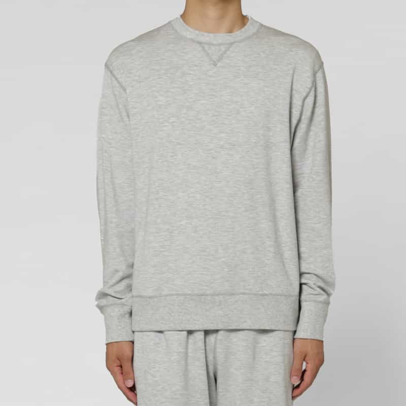 BARNEYS NEW YORK セットアップ テンセル素材スウェットプルオーバー GRAY
