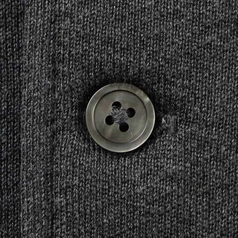 BARNEYS NEW YORK スウェット素材カジュアルシャツ GRAY