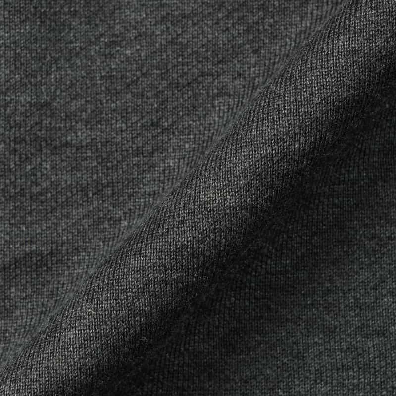 BARNEYS NEW YORK スウェット素材カジュアルシャツ GRAY