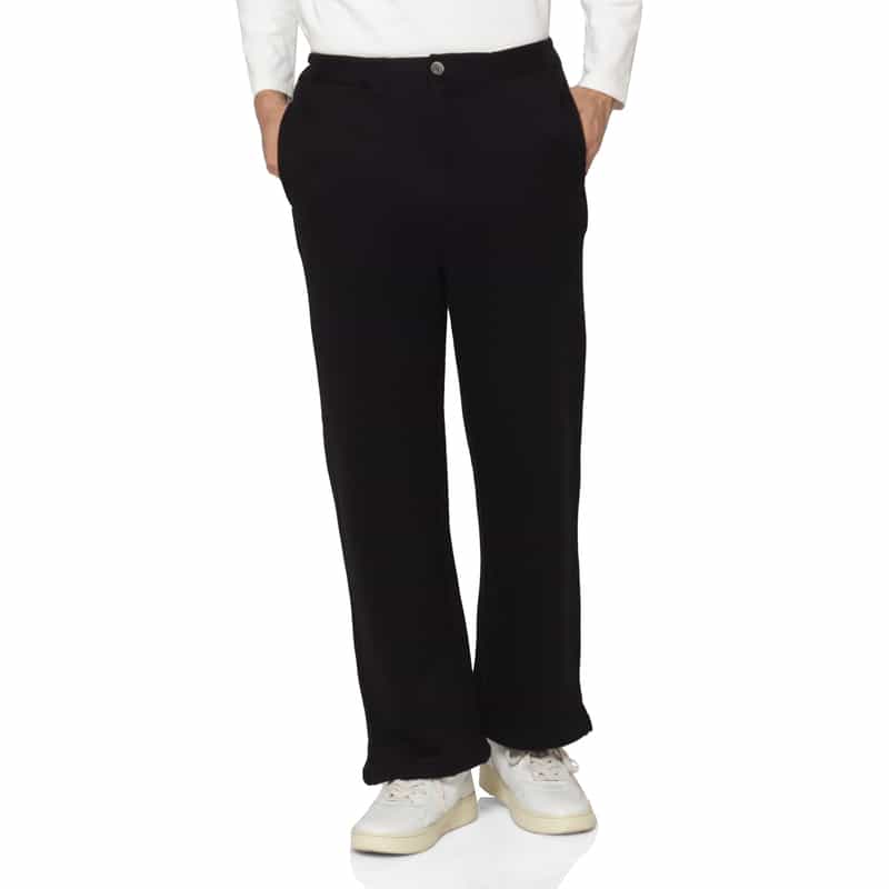 BARNEYS NEW YORK ウエストドローコード付きイージーパンツ BLACK