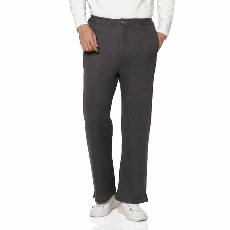 BARNEYS NEW YORK ウエストドローコード付きイージーパンツ GRAY