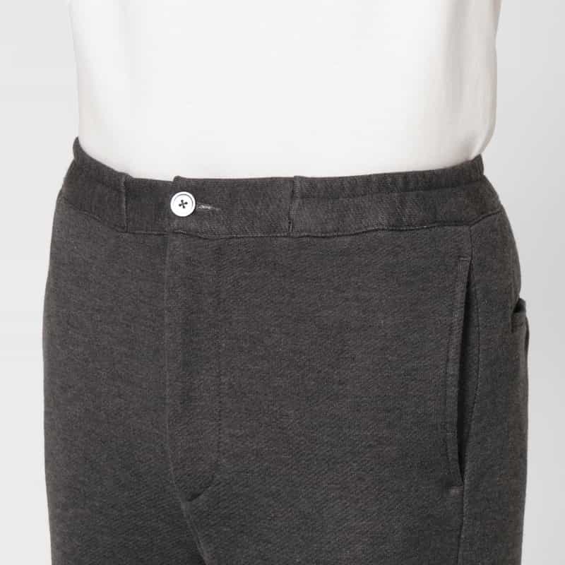 BARNEYS NEW YORK ウエストドローコード付きイージーパンツ GRAY