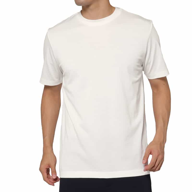 BARNEYS NEW YORK クルーネックカットソー（アルビニ社製生地使用） WHITE