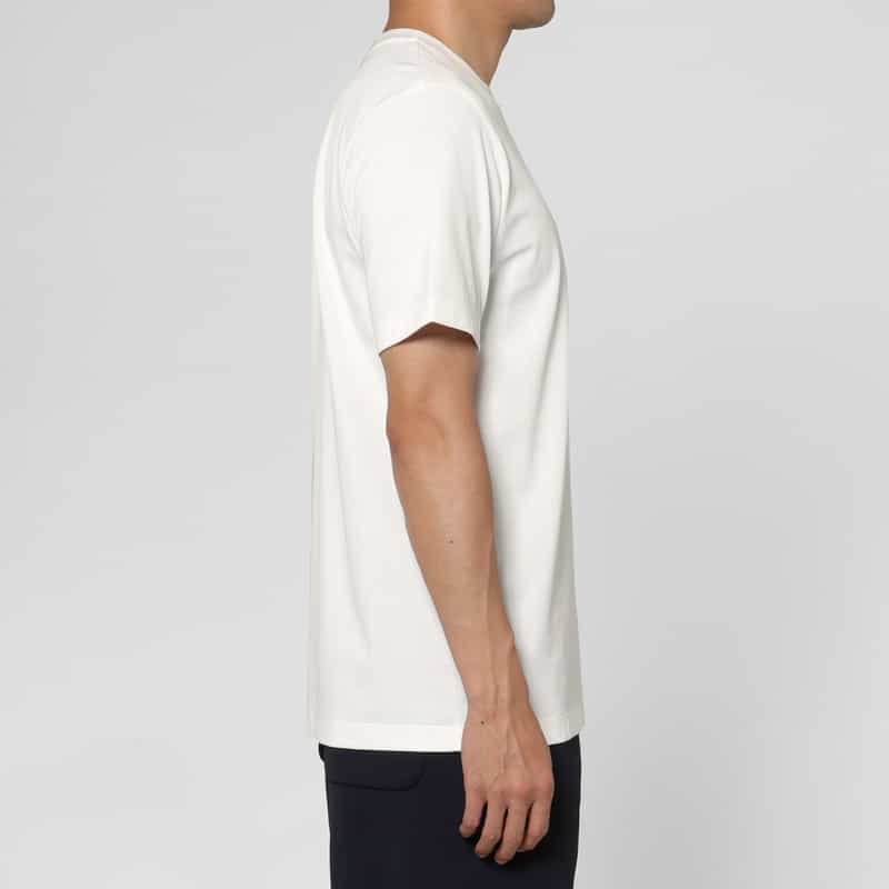 BARNEYS NEW YORK クルーネックカットソー（アルビニ社製生地使用） WHITE