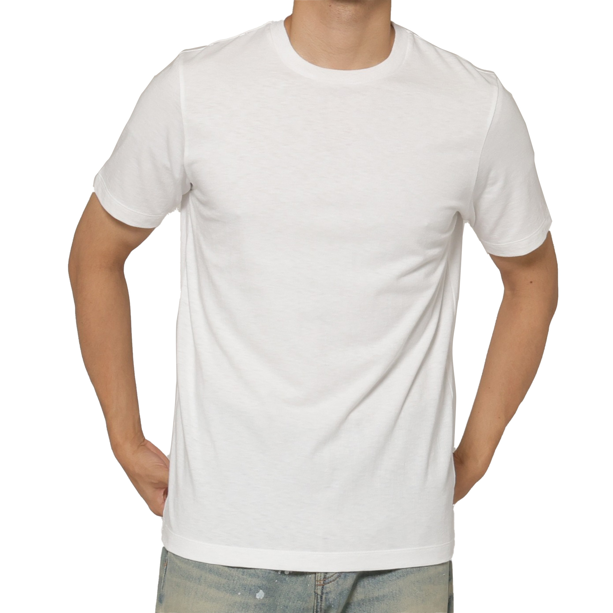 クルーネックTシャツ（スーピマコットン使用）