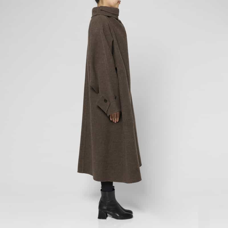 LE17SEPTEMBRE LE17SEPTEMBRE ＜ルディセットセプトンブル＞ バーニーズ　ニューヨーク限定 カシミヤ混ロングコート BROWN