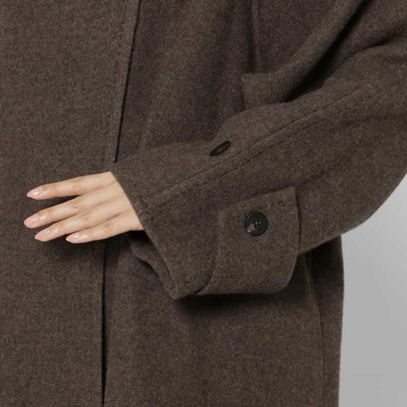 LE17SEPTEMBRE LE17SEPTEMBRE ＜ルディセットセプトンブル＞ バーニーズ　ニューヨーク限定 カシミヤ混ロングコート BROWN