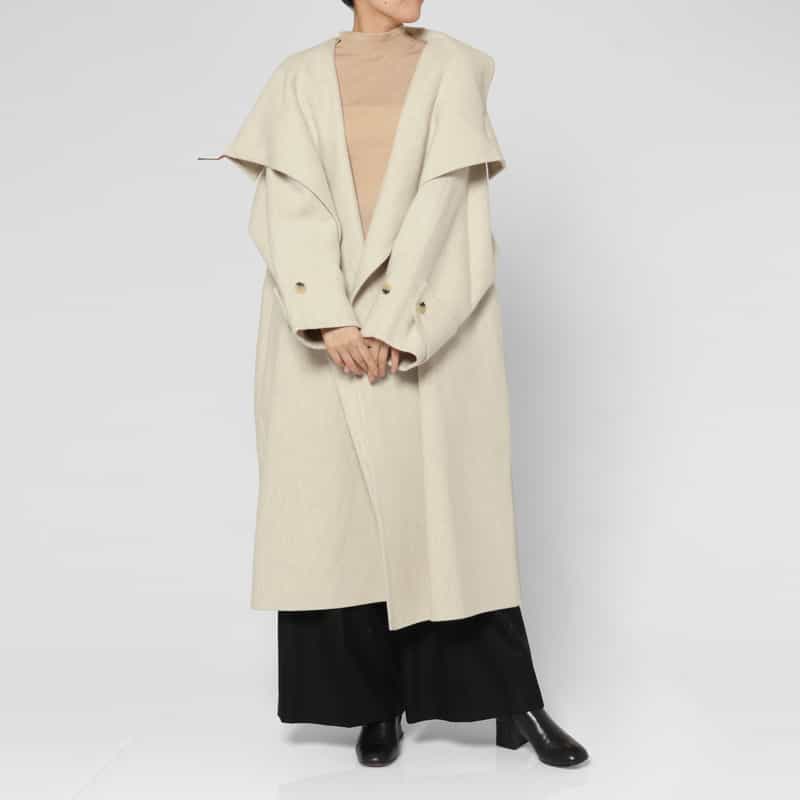 LE17SEPTEMBRE LE17SEPTEMBRE ＜ルディセットセプトンブル＞ バーニーズ　ニューヨーク限定 カシミヤ混ロングコート BEIGE