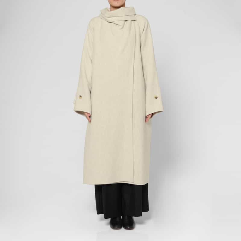 LE17SEPTEMBRE LE17SEPTEMBRE ＜ルディセットセプトンブル＞ バーニーズ　ニューヨーク限定 カシミヤ混ロングコート BEIGE