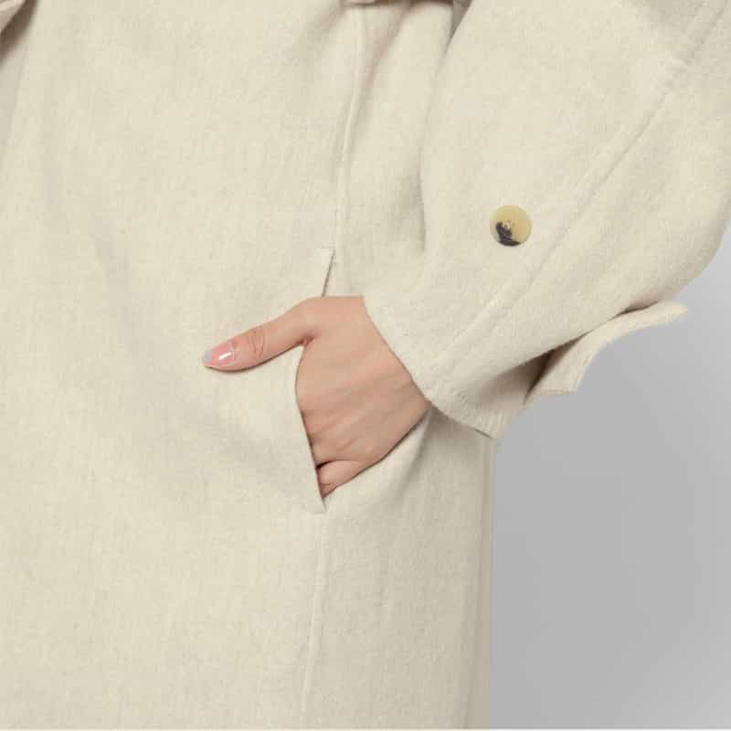 LE17SEPTEMBRE LE17SEPTEMBRE ＜ルディセットセプトンブル＞ バーニーズ　ニューヨーク限定 カシミヤ混ロングコート BEIGE