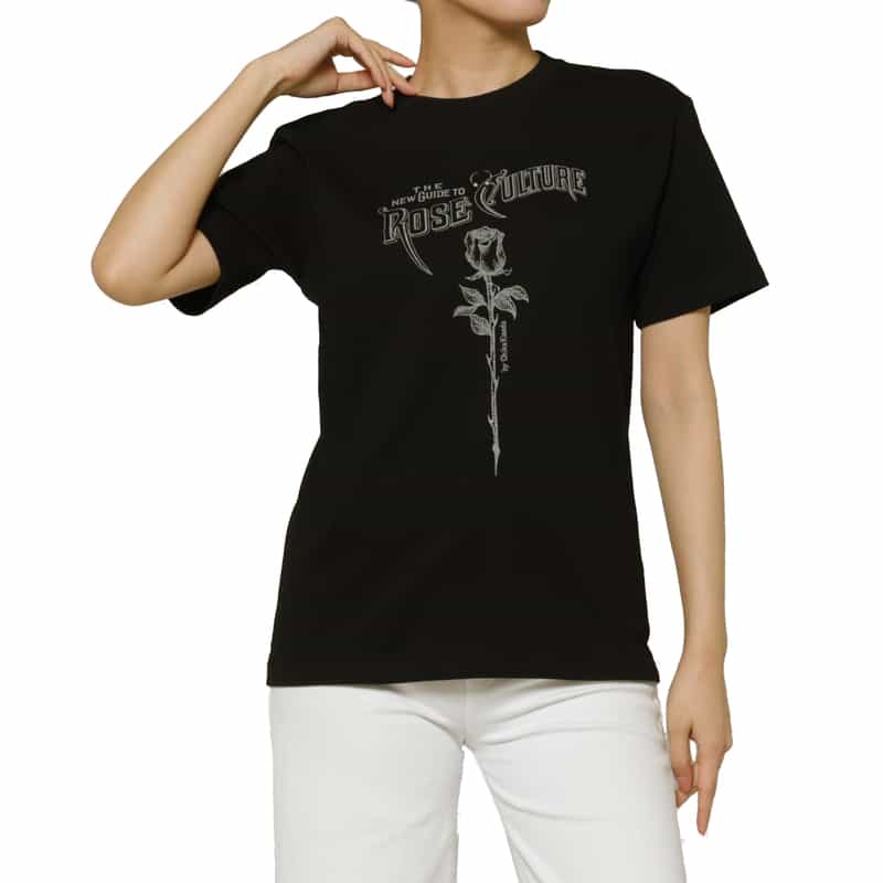 CHIKA KISADA CHIKA KISADA ＜チカ キサダ＞ ローズプリントTシャツ BLACK