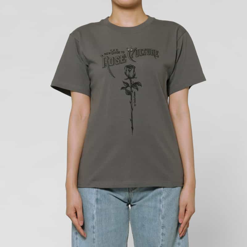 CHIKA KISADA CHIKA KISADA ＜チカ キサダ＞ ローズプリントTシャツ GRAY