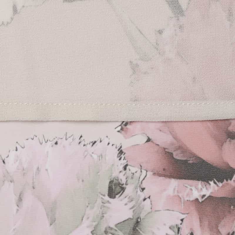CORCOVADO CORCOVADO ＜コルコバード＞ ボウタイ付きフラワープリントドレス PINK