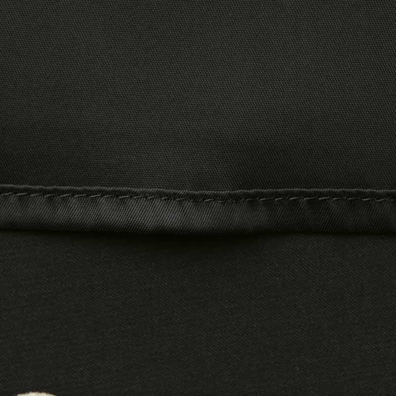 BARNEYS NEW YORK スエードライク ドット柄フレアスカート BLACK