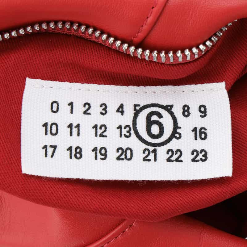 MM6 MAISON MARGIELA MM6 MAISON MARGIELA＜エムエム6 メゾン マルジェラ＞ レザーショルダーバッグ RED