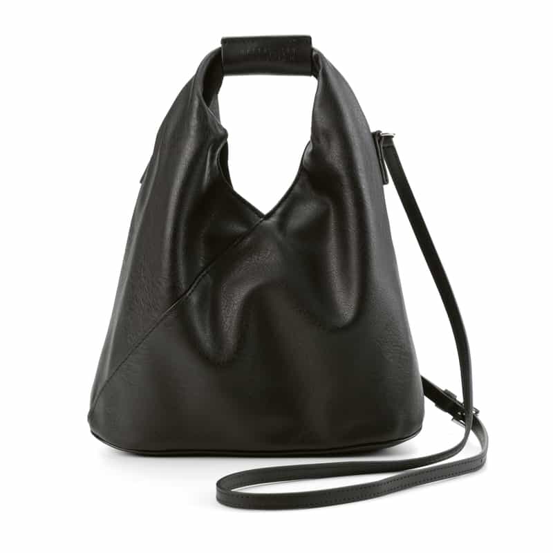 MM6 MAISON MARGIELA MM6 MAISON MARGIELA ＜エムエム6 メゾン マルジェラ＞ レザークロスボディバッグ “JAPANESE“ BLACK