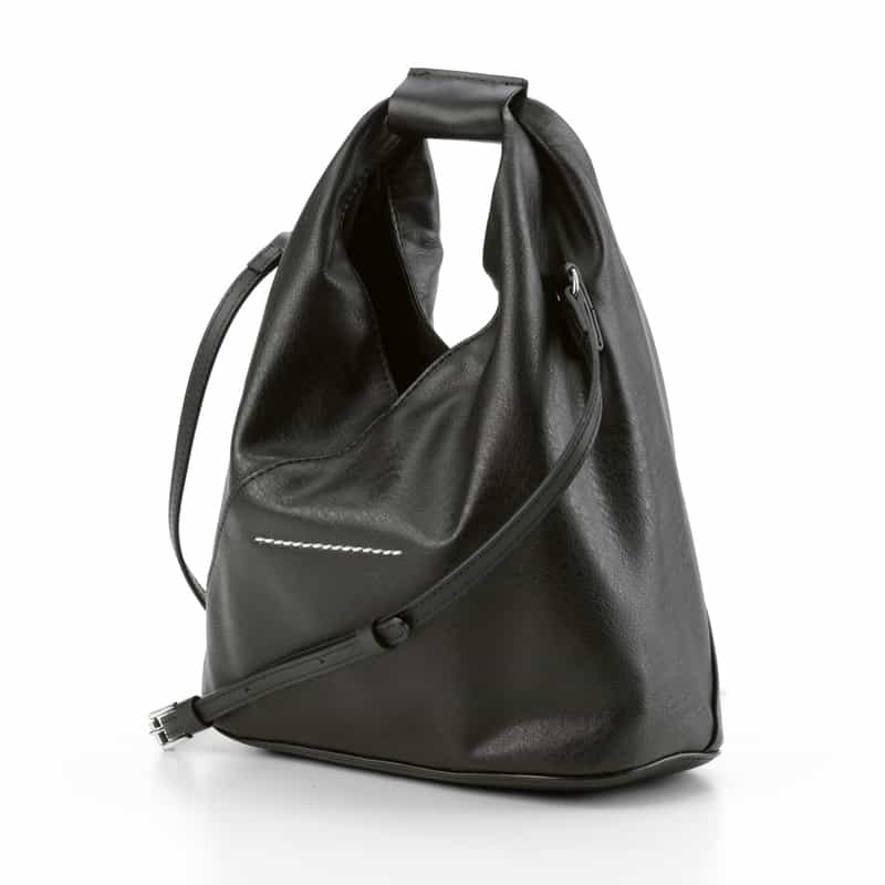MM6 MAISON MARGIELA MM6 MAISON MARGIELA ＜エムエム6 メゾン マルジェラ＞ レザークロスボディバッグ “JAPANESE“ BLACK