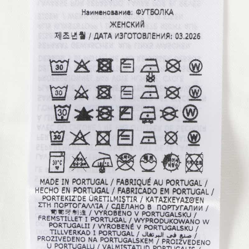 MM6 MAISON MARGIELA MM6 MAISON MARGIELA ＜エムエム6 メゾン マルジェラ＞ プリントTシャツ WHITE