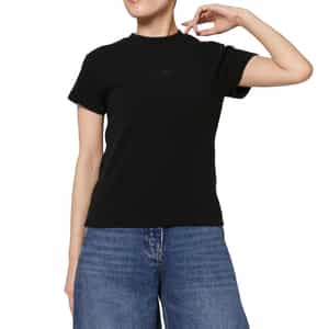 MM6 MAISON MARGIELA ＜エムエム6 メゾン マルジェラ＞ ロゴプリント リブTシャツ