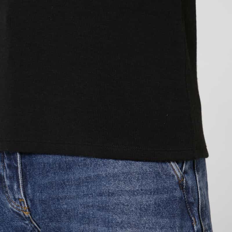 MM6 MAISON MARGIELA MM6 MAISON MARGIELA ＜エムエム6 メゾン マルジェラ＞ ロゴプリント リブTシャツ BLACK