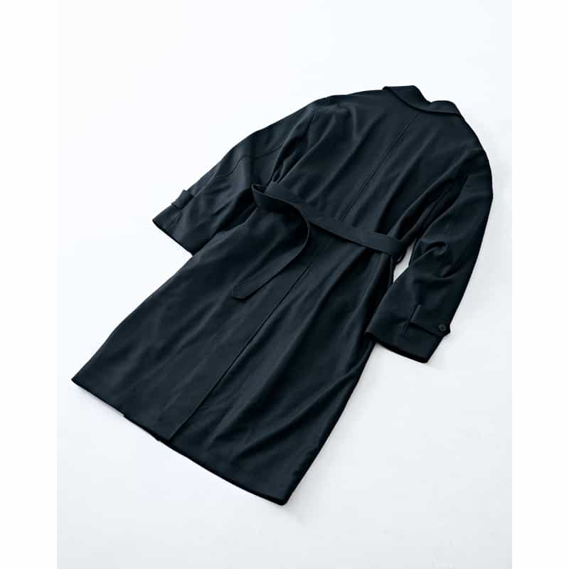 SSSTEIN SSSTEIN＜シュタイン＞ バーニーズ　ニューヨーク限定ウールフランネルコート BLACK