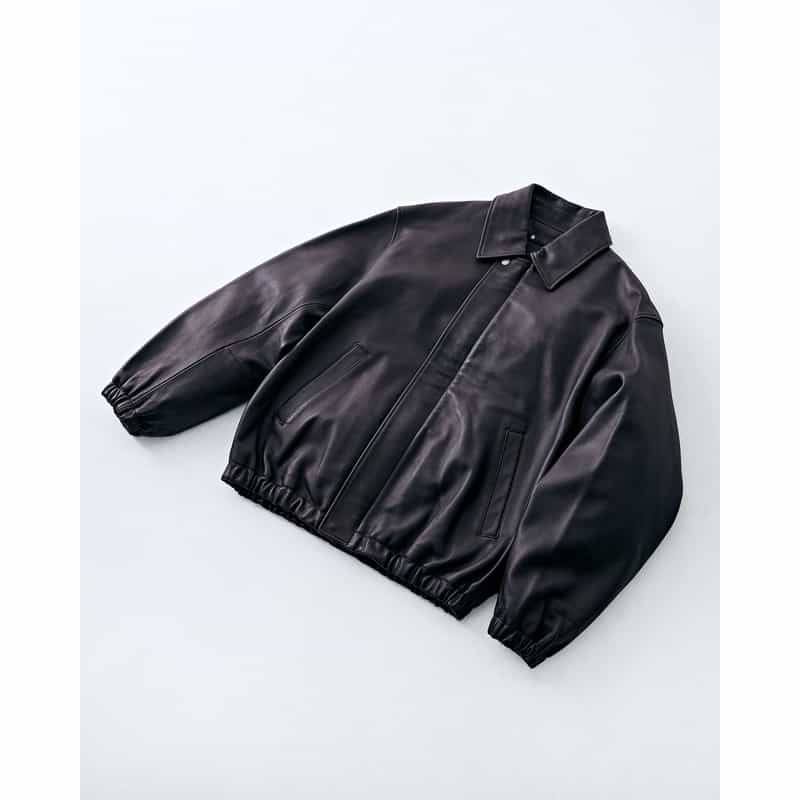 SSSTEIN SSSTEIN＜シュタイン＞ バーニーズ　ニューヨーク限定シープレザーブルゾン BLACK