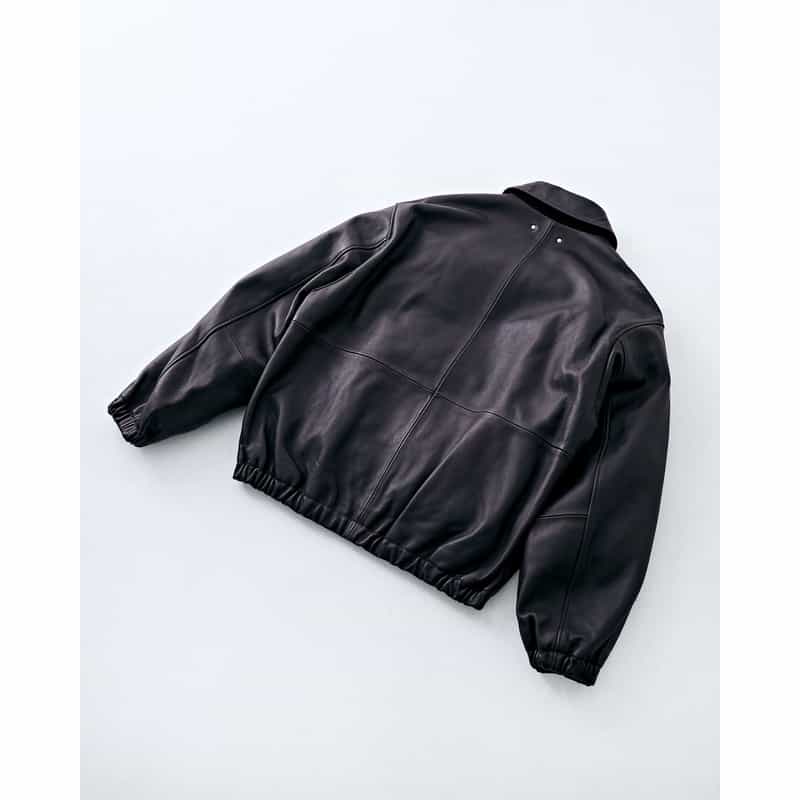 SSSTEIN SSSTEIN＜シュタイン＞ バーニーズ　ニューヨーク限定シープレザーブルゾン BLACK