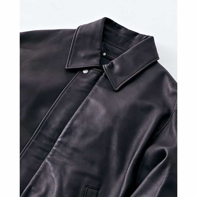 SSSTEIN SSSTEIN＜シュタイン＞ バーニーズ　ニューヨーク限定シープレザーブルゾン BLACK
