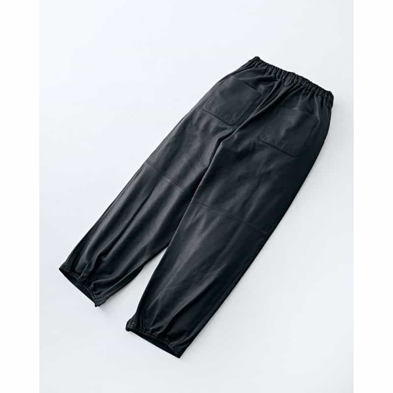 SSSTEIN SSSTEIN＜シュタイン＞ バーニーズ　ニューヨーク限定シープレザーイージーパンツ BLACK