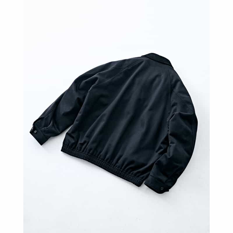 SSSTEIN SSSTEIN＜シュタイン＞ バーニーズ　ニューヨーク限定ウールカシミヤハリントンジャケット BLACK