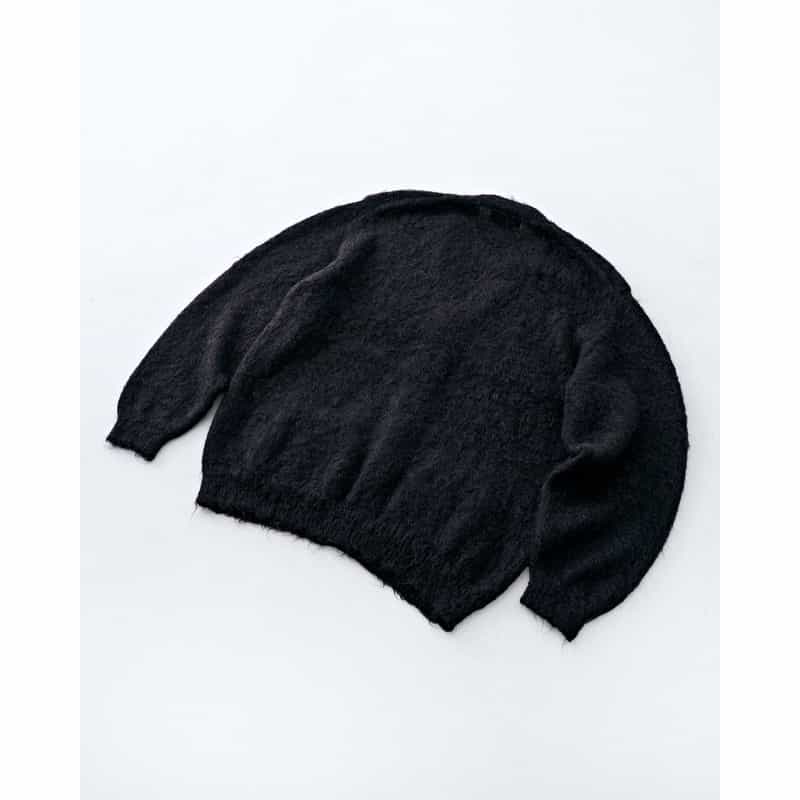 SSSTEIN SSSTEIN＜シュタイン＞ バーニーズ　ニューヨーク限定キッドモヘアカーディガン BLACK