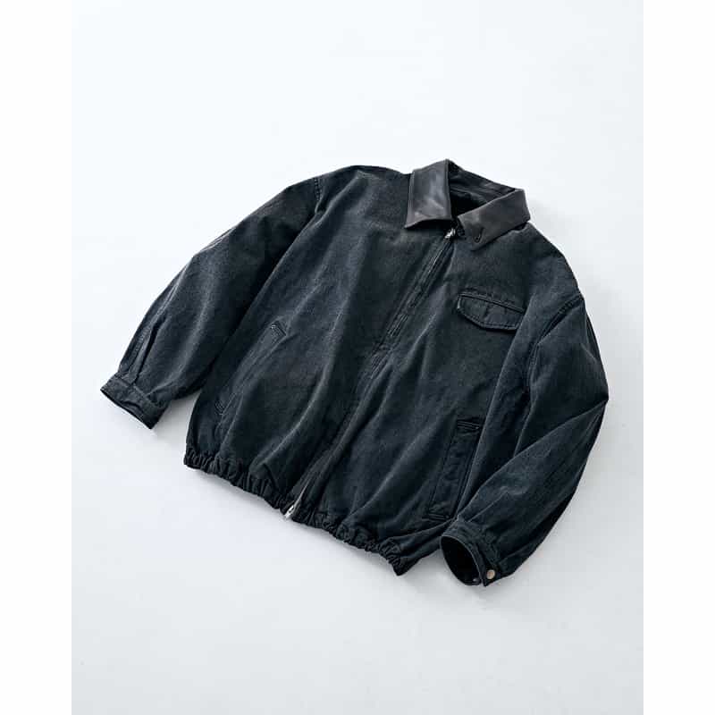 SSSTEIN SSSTEIN＜シュタイン＞ バーニーズ　ニューヨーク限定サルファーダイドヴィンテージジャケット BLACK