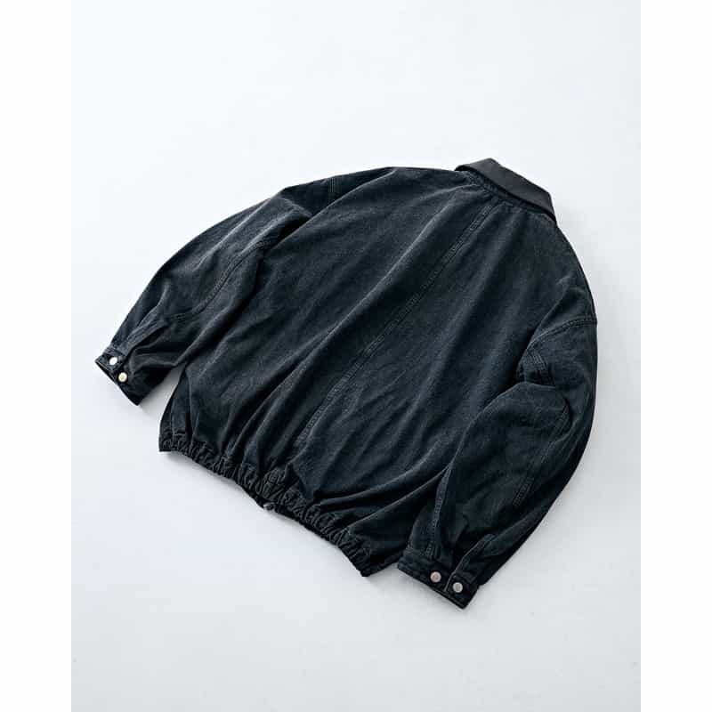 SSSTEIN SSSTEIN＜シュタイン＞ バーニーズ　ニューヨーク限定サルファーダイドヴィンテージジャケット BLACK