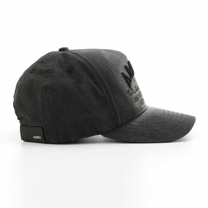 AMIRI AMIRI＜アミリ＞ ロゴ入りベースボールキャップ BLACK