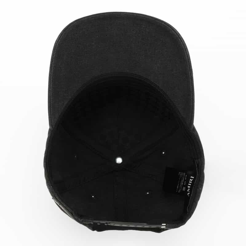AMIRI AMIRI＜アミリ＞ ロゴ入りベースボールキャップ BLACK