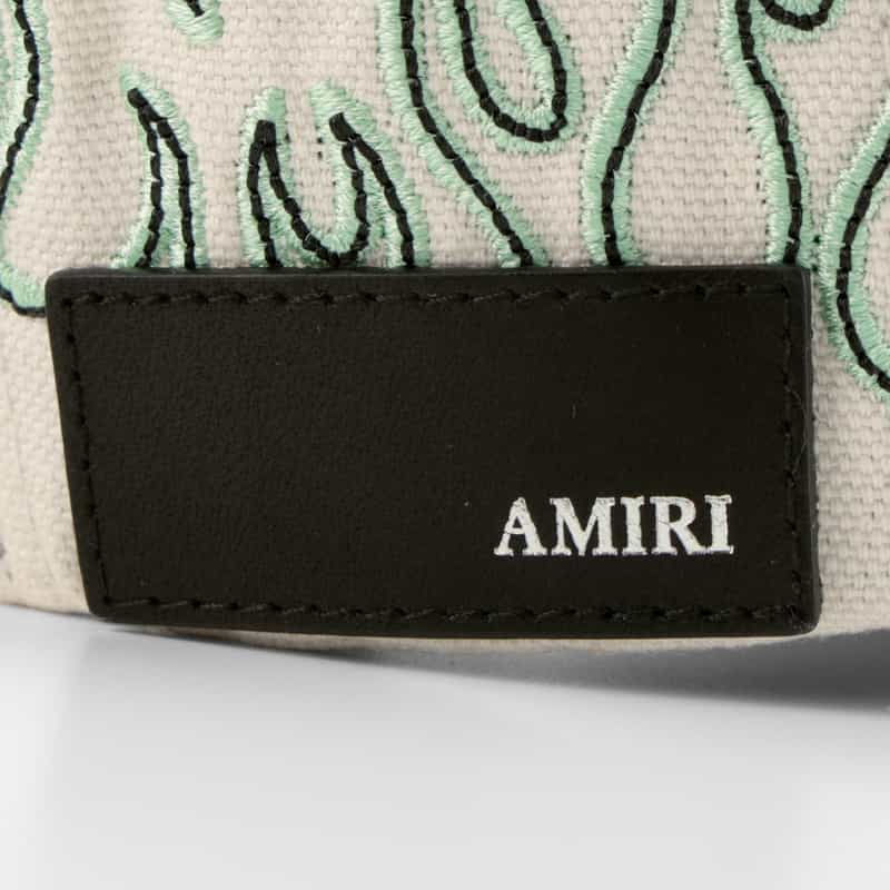AMIRI AMIRI＜アミリ＞ ロゴ入りベースボールキャップ IVORY