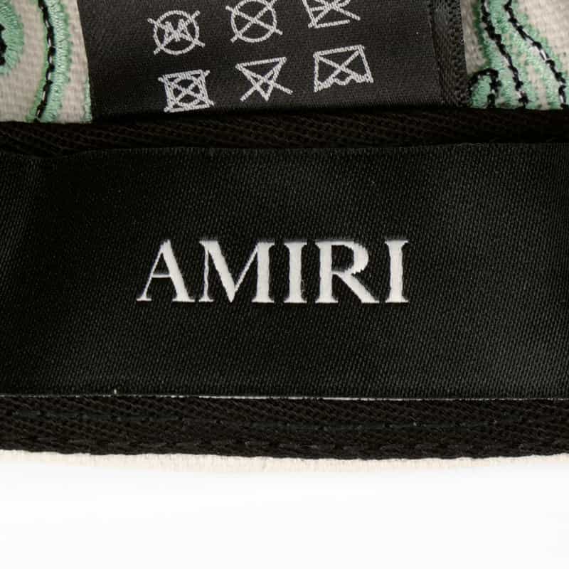 AMIRI AMIRI＜アミリ＞ ロゴ入りベースボールキャップ IVORY