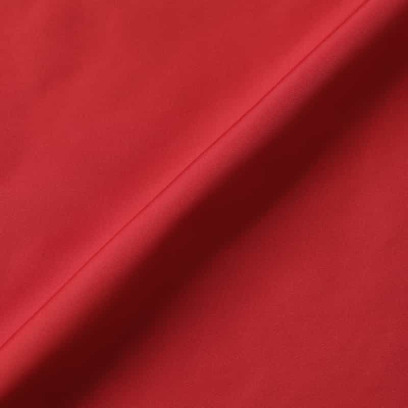 BARNEYS NEW YORK ウォッシャブル ウエストギャザー シャーリングドレス RED