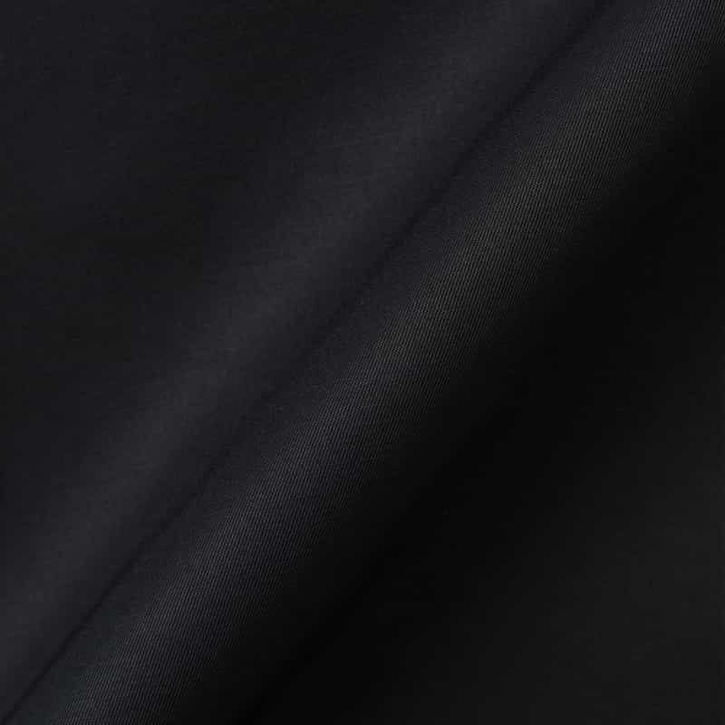 BARNEYS NEW YORK シャンブレー素材ショートトレンチコート BLACK
