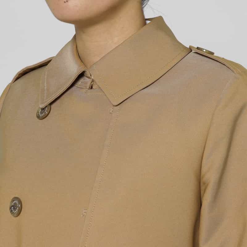 BARNEYS NEW YORK フェイクファー付け襟付きトレンチコート（ライナーキルト付き） BEIGE