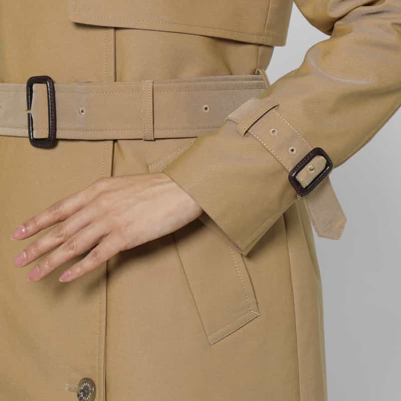 BARNEYS NEW YORK フェイクファー付け襟付きトレンチコート（ライナーキルト付き） BEIGE
