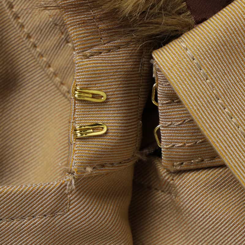 BARNEYS NEW YORK フェイクファー付け襟付きトレンチコート（ライナーキルト付き） BEIGE