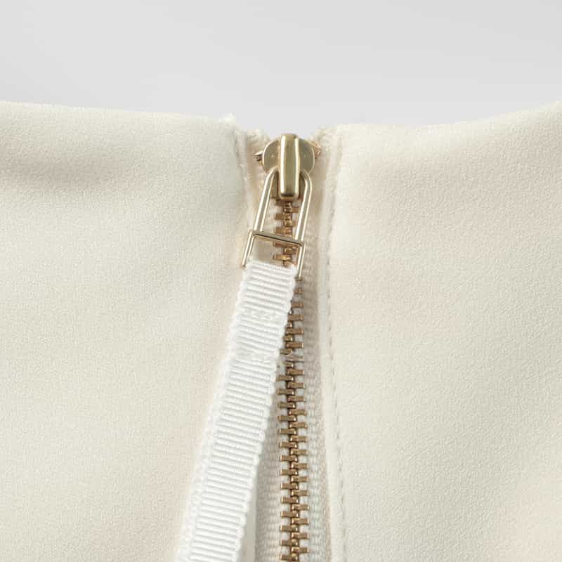 BARNEYS NEW YORK ウォッシャブル ケープデザインブラウス WHITE