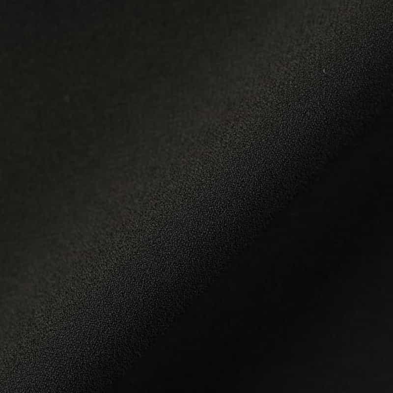 BARNEYS NEW YORK ウォッシャブル ケープデザインブラウス BLACK