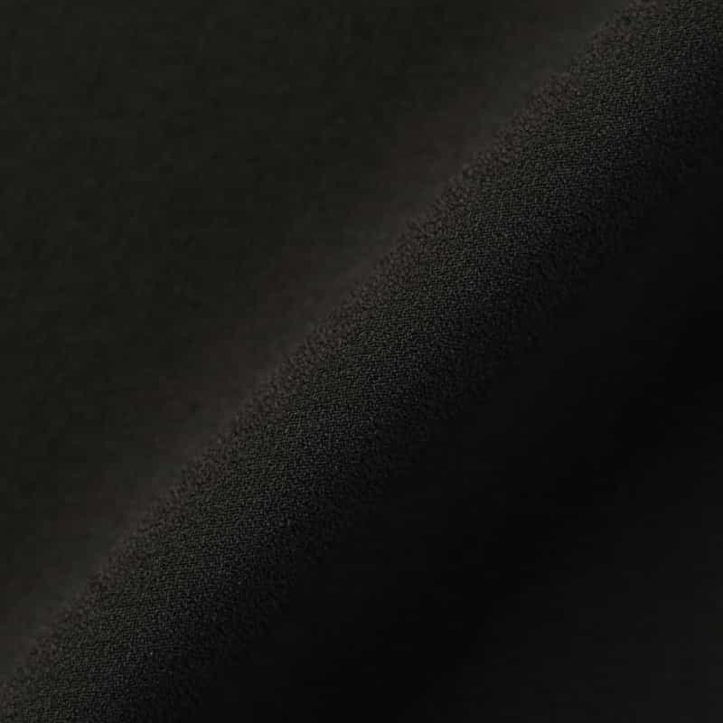 BARNEYS NEW YORK ウォッシャブル ケープデザインドレス BLACK