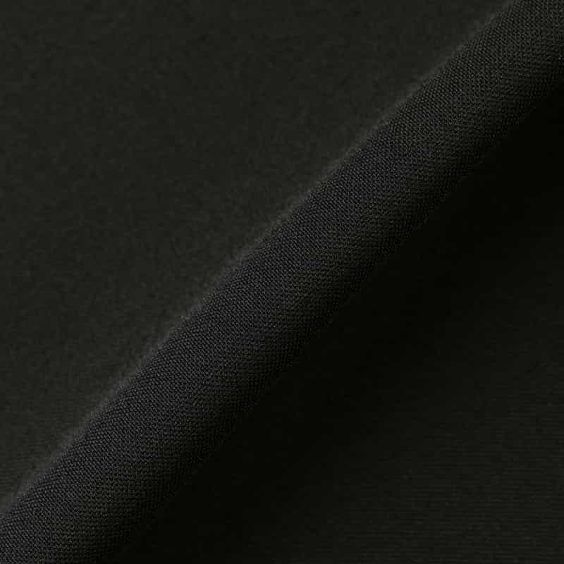 BARNEYS NEW YORK ウォッシャブル リネンライク イージーワイドパンツ BLACK