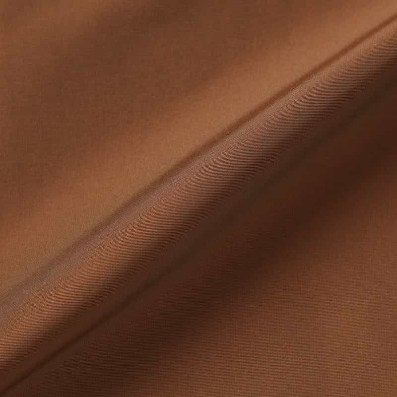 BARNEYS NEW YORK ウォッシャブル グログラン素材フリルスリーブAラインドレス BROWN