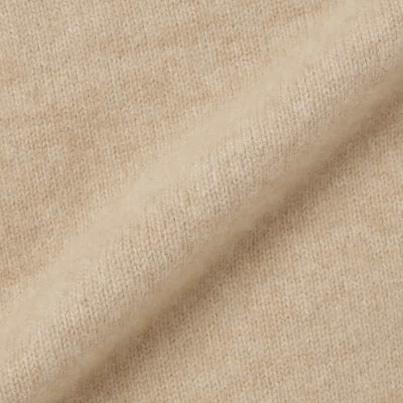 BARNEYS NEW YORK ハイネック カシミヤニットプルオーバー（ロロ・ピアーナ社製カシミヤ使用） LT BEIGE