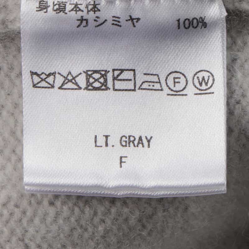 BARNEYS NEW YORK Vネック カシミヤニットプルオーバー（ロロ・ピアーナ社製カシミヤ使用） LIGHT GRAY